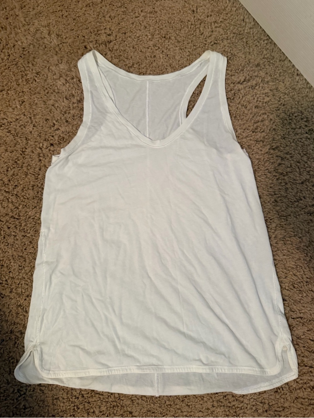 lululemon athletica White Racerback Tank